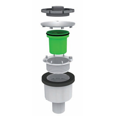 PILETTA DOCCIONE  FORO 90MM CON COPERCHIO INOX- BONOM- pezzi 1