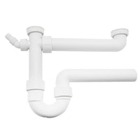 SIFONE PER LAVELLO A DUE BACINELLE- 11/2 - Diam. 40- GEBER- pezzi 1