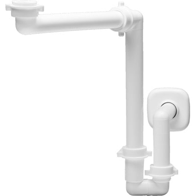 SIFONE SPAZIOBAGNO PER LAVABO- Bianco- LIRA- pezzi 1