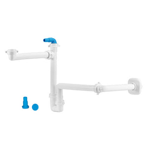 SIFONE SALVASPAZIO PER LAVABO DISASSATO 1 - 11/4 D. 32-40 mm LIRA