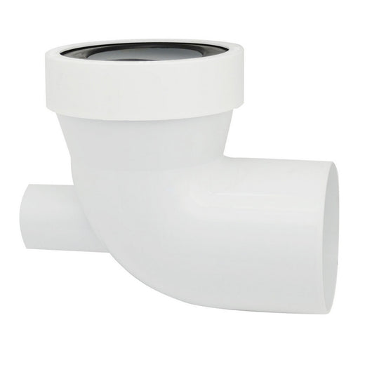 PROLUNGA WC CORTA MASCHIO CON GUARNIZIONE DI TENUTA TROPPO PIENO- DH- pezzi 1