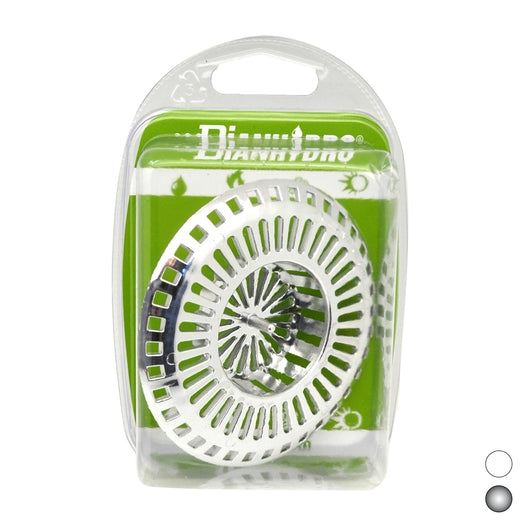 GRIGLIA DIAM. 9 CM PER FORO LAVELLO DIAM. 4.5 CM BLISTER- Cromo- FAIDF- pezzi 1