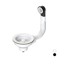 PILETTA 114 MM PER LAVELLO CON FORO 90 MM COLOR- Bianco- DH- pezzi 1