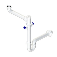 SIFONE AUTOPULENTE SALVASPAZIO A 1 VIA CON DOPPIO ATT. LAVASTOVIGLIE- 11/2- DH- pezzi 1