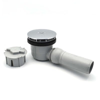 PILETTA SIFONATA PER PIATTI DOCCIA USCITA ORIZZONTALE- Diam. 50- OLIVE- pezzi 1