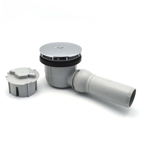 PILETTA SIFONATA PER PIATTI DOCCIA USCITA ORIZZONTALE- Diam. 50- OLIVE- pezzi 1