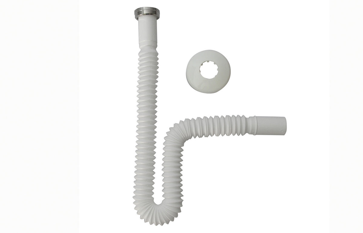 TUBO ESTENSIBILE PER SIFONI CON ROSONE TIPO LUX- 11/2- BONOM- pezzi 1