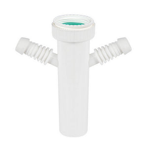 CANOTTO CON 2 ATTACCHI PER LAVATRICE LAVASTOVIGLIE- 11/2       11/4-11/2- DH- pezzi 1