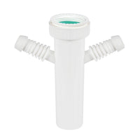 CANOTTO CON 2 ATTACCHI PER LAVATRICE LAVASTOVIGLIE- 11/2       11/4-11/2- DH- pezzi 1