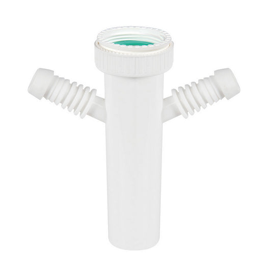 CANOTTO CON 2 ATTACCHI PER LAVATRICE LAVASTOVIGLIE- 11/2       11/4-11/2- DH- pezzi 1