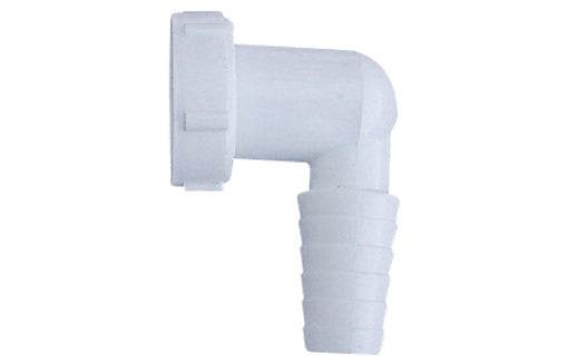 RACCORDO PER ATTACCO LAVATRICE CON GHIERA E GUARNIZIONE- 1 Bianca- DH- pezzi 1