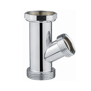 CANOTTO MF C/ATTACCO LAVATRICE + CURVA CROMO- 1 1/4- DEBOR- pezzi 1