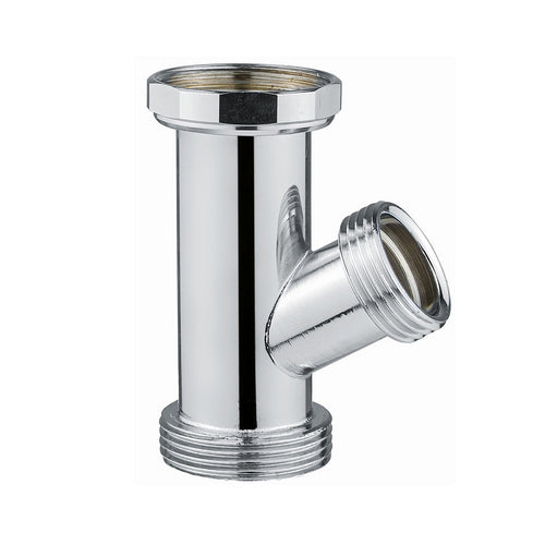 CANOTTO MF C/ATTACCO LAVATRICE + CURVA CROMO- 1 1/4- DEBOR- pezzi 1