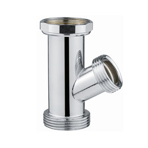 CANOTTO MF C/ATTACCO LAVATRICE + CURVA CROMO- 1 1/4- DEBOR- pezzi 1