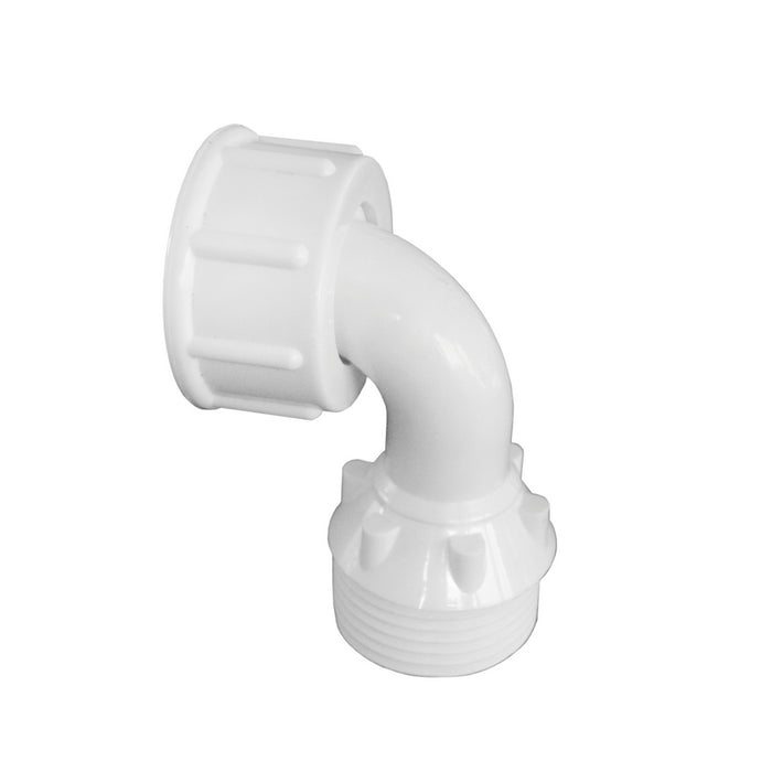 RACCORDO CURVO PER CARICO LAVATRICE MF- 3/4 Bianco- GOPLA- pezzi 1
