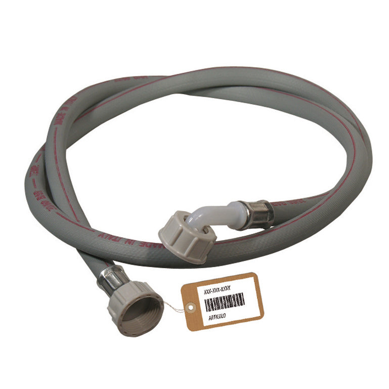 TUBO CARICO LAVATRICE CON CURVA F-BRICO- mt.  3.00- FAIDF- pezzi 1