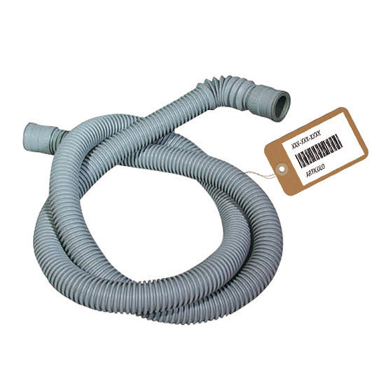 TUBO SCARICO LAVATRICE UNIVERSALE F-BRICO- mt.  2,00- FAIDF- pezzi 1