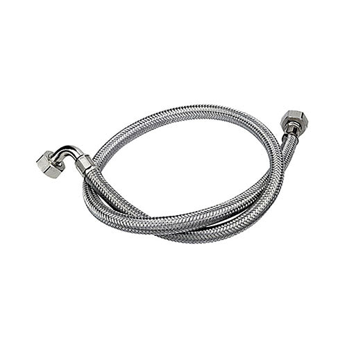 TUBO DI CARICO INOX GIGANTE CON CURVETTA- cm 100- RERU- pezzi 1