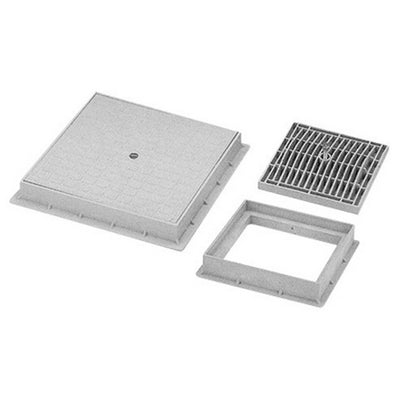 CHIUSINO DI ISPEZIONE CARRABILE IN PP- mm. 200 x 200- ESCLU- pezzi 1