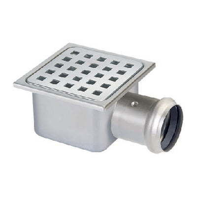 PILETTA IN ACCIAIO INOX- 105x105  H. 62 mm- DH- pezzi 1