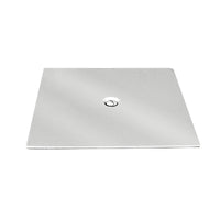 PIASTRA IN ACCIAIO QUADRATA- 150 X 150 mm- DH- pezzi 1