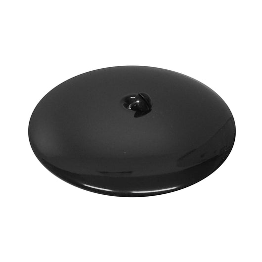 PIASTRA IN OTTONE PESANTE BOMBATA- Diam. 150 mm Nero opaco- DEBOR- pezzi 1