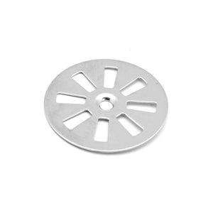 Griglia tonda per piatto doccia in acciaio inox diametro 80 mm DH