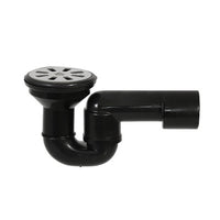 PILETTA DOCCIA GRIGLIA PIANA CON SIFONE SNODATO PEHD- Griglia Inox D. 80- GHIDI- pezzi 1