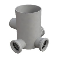 POZZETTO A PAVIMENTO CON BICCHIERE 4 VIE MODELLO ALTO- Diam. 50- BONOM- pezzi 1