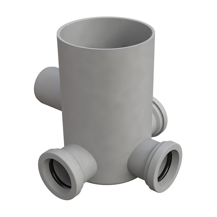 POZZETTO A PAVIMENTO CON BICCHIERE 4 VIE MODELLO ALTO- Diam. 40- BONOM- pezzi 1