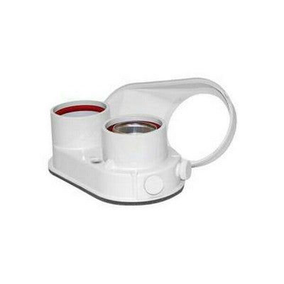 SDOPPIATORE CON PRESA ANALISI FUMI 80/80 PER SCALDABAGNO OPALIA F- 80/80- HSAU- pezzi 1