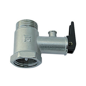 VALVOLA SCALDABAGNO NORMALE CON LEVA SCARICO- 1/2 -CONF- FAIDF- pezzi 1