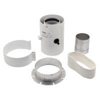 PARTENZA VERTICALE 60/100  (COASSIALE)- Con prese analisi fumi- STABI- pezzi 1