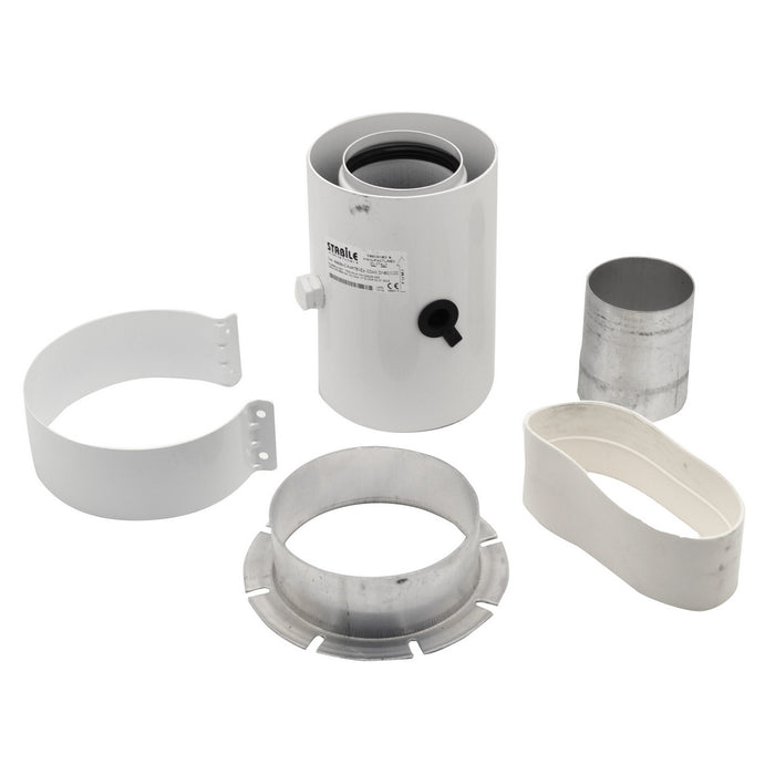 PARTENZA VERTICALE 60/100  (COASSIALE)- Con prese analisi fumi- STABI- pezzi 1