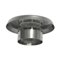 CAPPELLO IN ACCIAIO INOX LUCIDO   DIAM.80- Diam.80- STABI- pezzi 1