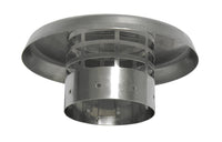 CAPPELLO IN ACCIAIO INOX LUCIDO   DIAM.80- Diam.80- STABI- pezzi 1