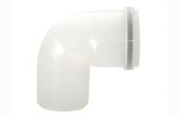 CURVA MONO-PARETE IN PPs  90  ° - LINEA CONDENSAZIONE- Diam. 80- STABI- pezzi 1