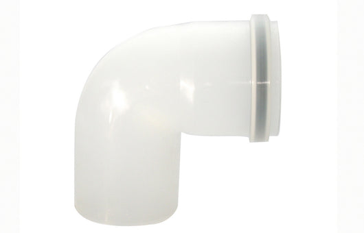 CURVA MONO-PARETE IN PPs  90  ° - LINEA CONDENSAZIONE- Diam. 80- STABI- pezzi 1