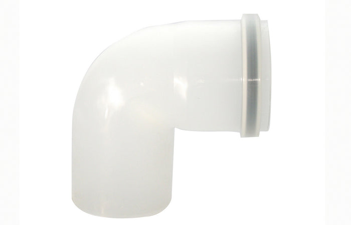 CURVA MONO-PARETE IN PPs  90  ° - LINEA CONDENSAZIONE- Diam. 100- STABI- pezzi 1