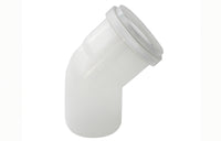 CURVA MONO-PARETE IN PPs 45  ° - LINEA CONDENSAZIONE- Diam. 80- STABI- pezzi 1