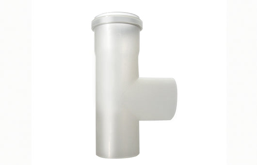 RACCORDO MONO-PARETE A TEE IN PPs  LINEA CONDENSAZIONE- Diam. 60- STABI- pezzi 1