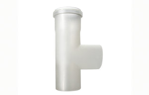 RACCORDO MONO-PARETE A TEE IN PPs  LINEA CONDENSAZIONE- Diam. 80- STABI- pezzi 1