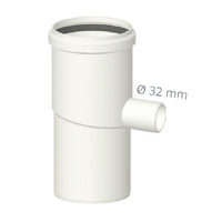 SEPARATORE DI CONDENSA CON VITE ANALISI FUMI IN PPs- Diam. 80- STABI- pezzi 1