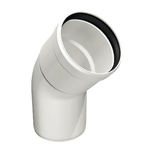 CURVA 45  ° OLIFLEX- Diam. 80- OLIVE- pezzi 1