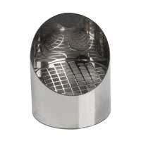 GRIGLIA ASPIRAZIONE C/RETE E VISIERA OLIFLEX- Diam. 80- OLIVE- pezzi 1