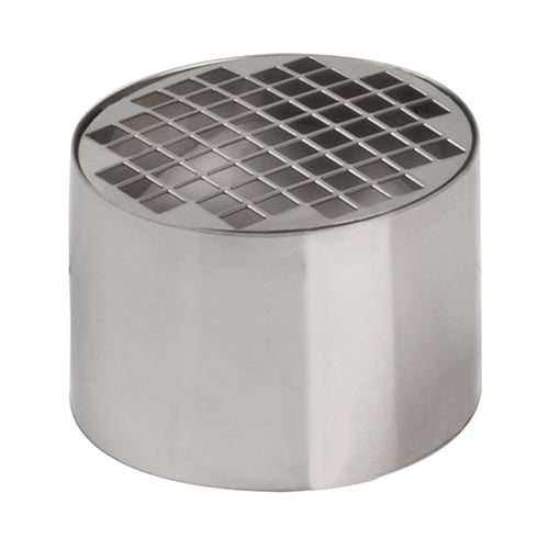 GRIGLIA DI ASPIRAZIONE CON RETE OLIFLEX- Diam. 80- OLIVE- pezzi 1