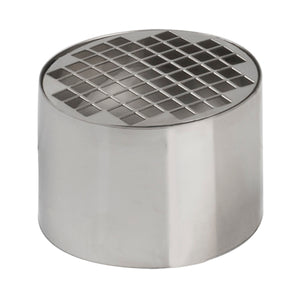 GRIGLIA DI ASPIRAZIONE CON RETE OLIFLEX- Diam. 80- OLIVE- pezzi 1