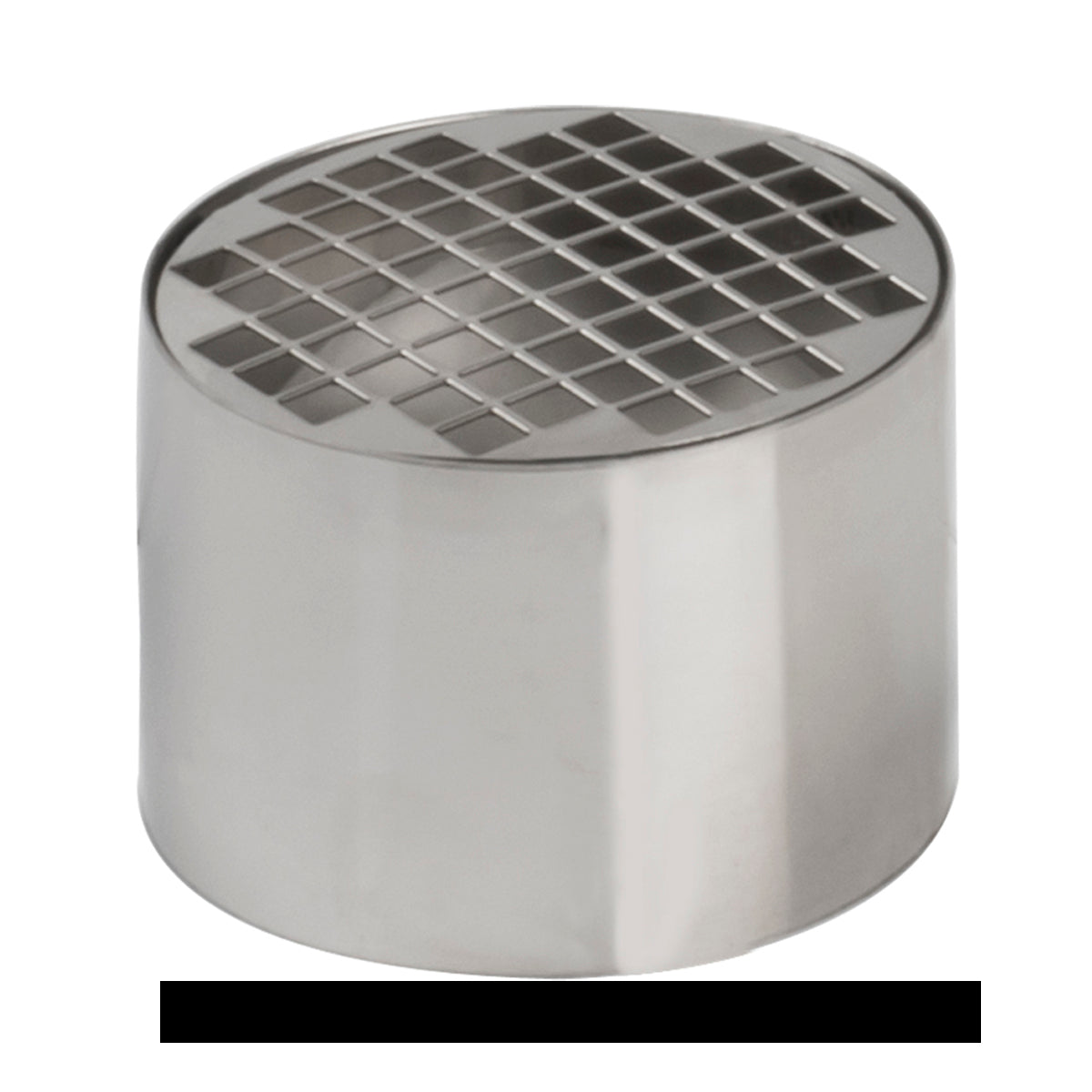 GRIGLIA DI ASPIRAZIONE CON RETE OLIFLEX- Diam. 80- OLIVE- pezzi 1