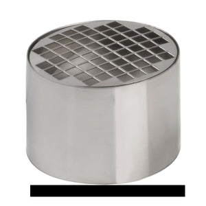 GRIGLIA DI ASPIRAZIONE CON RETE OLIFLEX- Diam. 80- OLIVE- pezzi 1