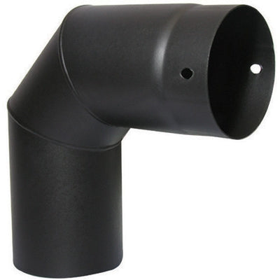 CURVA PORCELLANATA 90  ° STUFA LEGNA- Diam. 130- A.L.A- pezzi 1